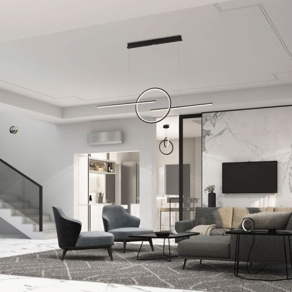 Lampe suspendue LED linéaire KiteSurf