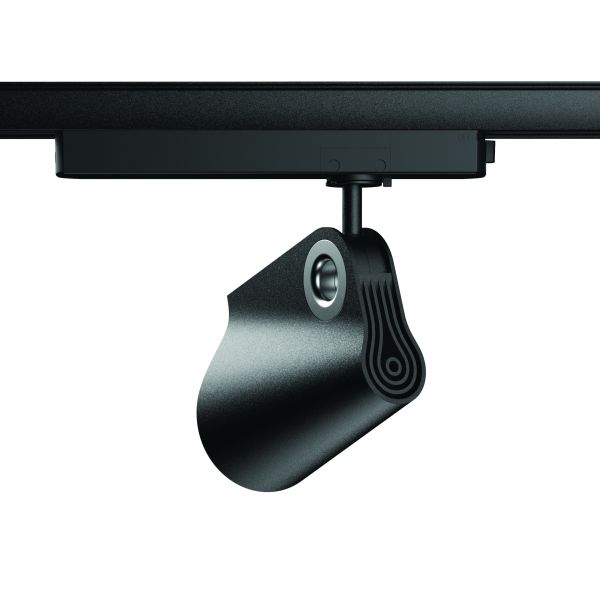 Foco LED ajustável para pista de superfície 35W 3000K IPSILON preto 3000K 3500Lm/4000K 3850Lm