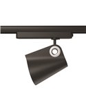 Foco Carril Superficie LED Orientable 35W 3000K IPSILON negro 3000K 3500Lm/4000K 3850Lm
