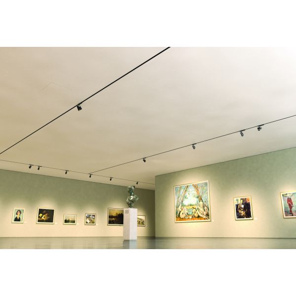 Spot LED orientable sur rail en saillie 35W 3000K IPSILON noir 3000K 3500Lm/4000K 3850Lm