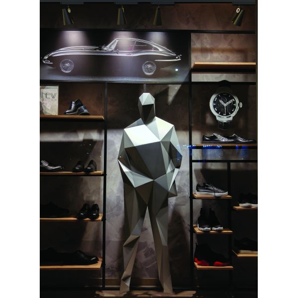 Foco Carril Superficie LED Orientable 35W 3000K IPSILON negro 3000K 3500Lm/4000K 3850Lm