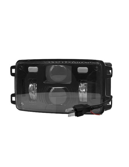 Farol de estrada LED com farol baixo, farol alto e posição H4 John Deere, Massey Ferguson