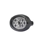 Faro LED ovalado empotrable con Luz de Cruce Luz y Carretera Case, New Holland Steyr