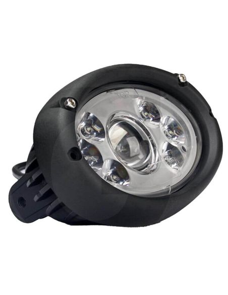 Phare LED ovale encastrable avec boîtier feux de croisement et feux de route, New Holland Steyr