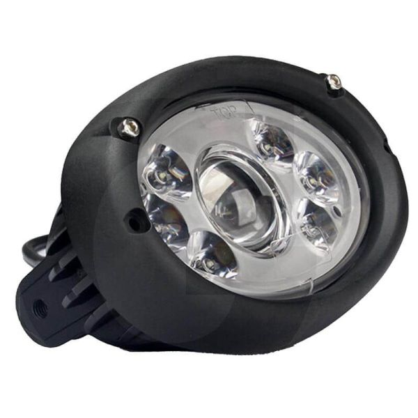 Phare LED ovale encastrable avec boîtier feux de croisement et feux de route, New Holland Steyr