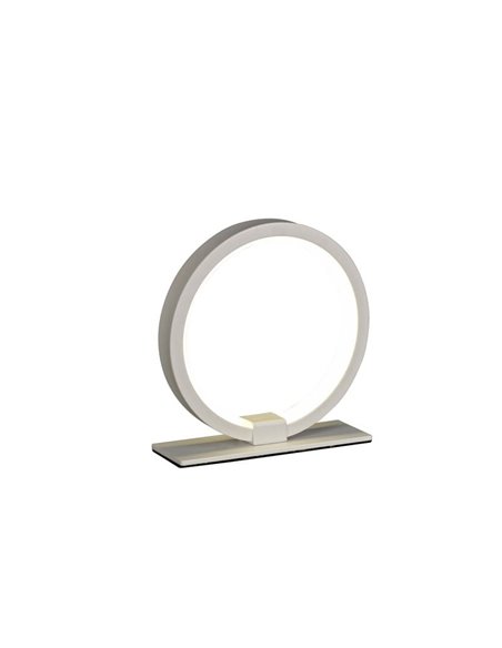 KITESURF lampe de table LED ronde BLANCHE 8W 3000K 640 Lm Moyen/Grand