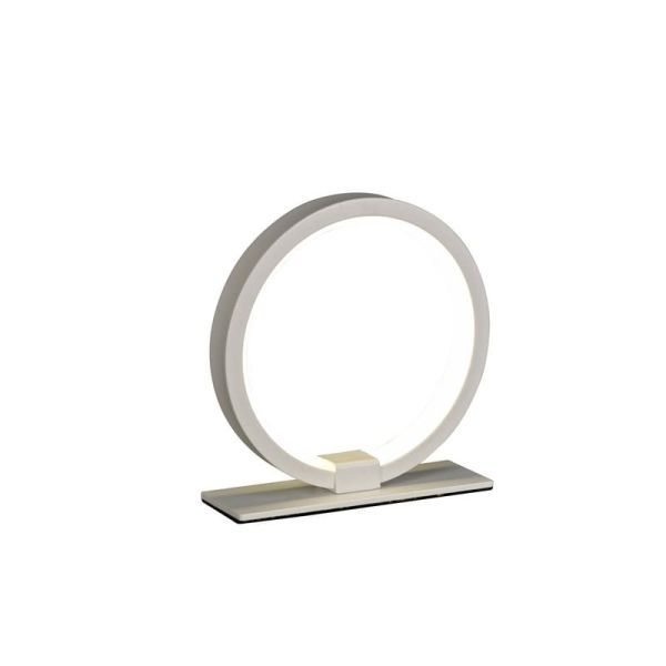 Candeeiro de mesa redondo LED KITESURF BRANCO 8W 3000K 640 Lm Médio/Grande