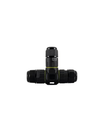 Accessoire : CONNEXION IP68 Noir PIÈCES EXTÉRIEURES 3 PÔLES/3 PÔLES T-SPLITTER
