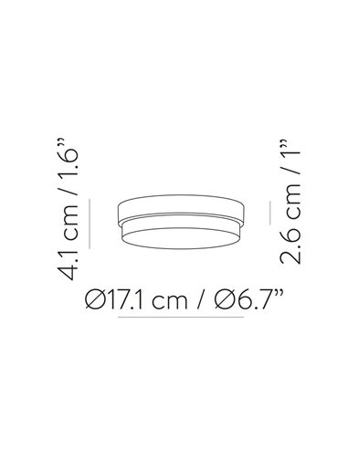 Kit de Luz LED opcional para Ventilador SIROCO 22W 2200Lm 3000K-4000K-6500K