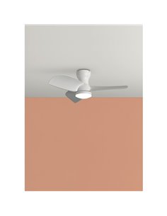 Ventilador de teto LED 24W CRETA branco Ø915mm DC 30W 3A LED 24W CCT+RC 2