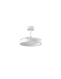 Ventilador de Techo LED 50W CCT+RC+DIM LISBOA con aspas retráctiles, blanco Ø1065mm DC 30W 3A 