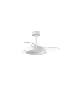 Ventilador de Techo LED 45W CCT+ RC+DIM Ø915mm LISBOA XS blanco DC 25W 
