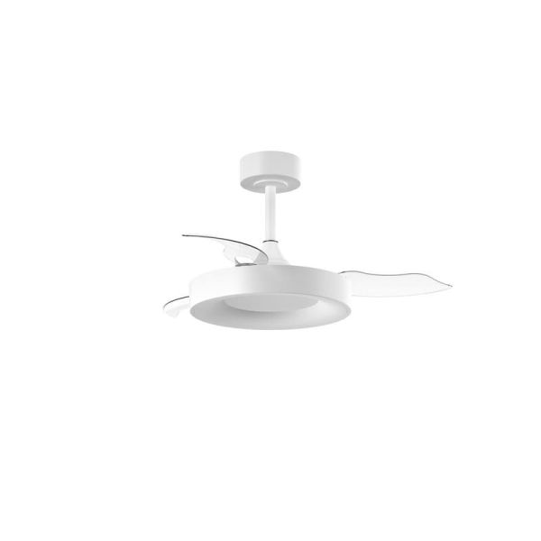 Ventilador de Techo LED 45W CCT+ RC+DIM Ø915mm LISBOA XS blanco DC 25W 
