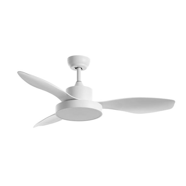 Ventilador de Techo LED 36W RIGA blanco Ø120 DC 32W CCT 3k-6k Dimable 3 Aspas