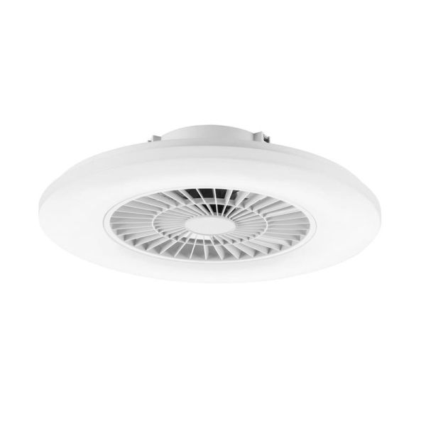 Plafón Ventilador WIND OPAL con aspas ocultas Ø60 DC 20W LED 40W CCT