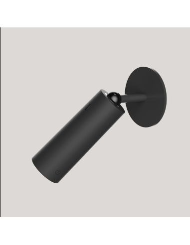 Aplique LED sem fio ROLL 4 com acessório de parede magnético, touch, preto 3W -sem fio--