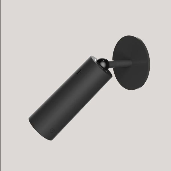 Aplique LED sin cables ROLL 4 con accesorio imantado de pared, táctil, negro 3W -inalámbrico--