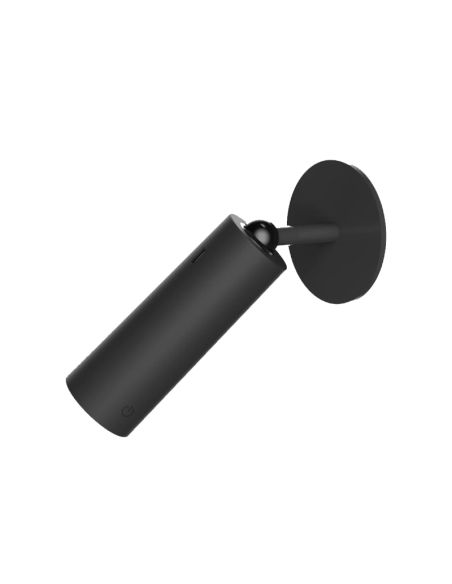 Aplique LED sin cables ROLL 4 con accesorio imantado de pared, táctil, negro 3W -inalámbrico--