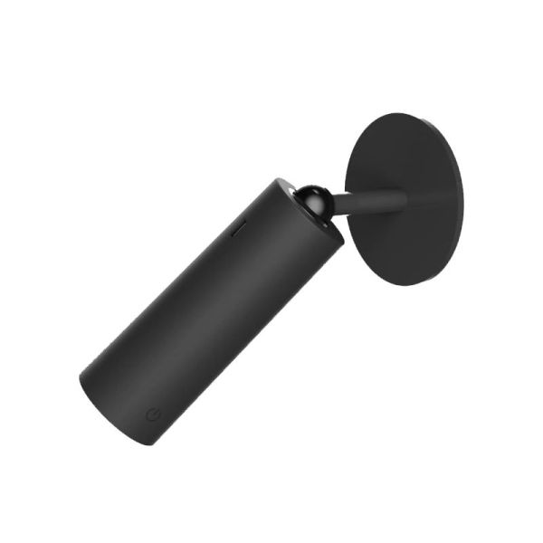 Aplique LED sin cables ROLL 4 con accesorio imantado de pared, táctil, negro 3W -inalámbrico--