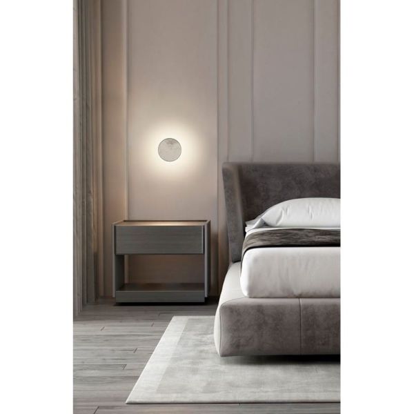 CHAMALEON DECO aplique de metal para sala de estar rosa pálido, sem iluminação