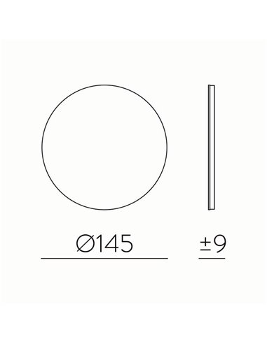 CHAMALEON DECO aplique de metal para sala de estar rosa pálido, sem iluminação