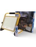 Luz de trabalho LED recarregável 50W - Projetor portátil IP65 4500lm com controle remoto