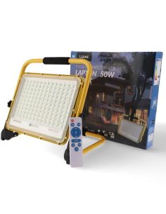 Foco LED de Trabajo Recargable 50W - Proyector Portátil IP65 4500lm con mando a distancia 2