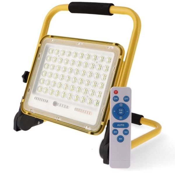 Holofote LED portátil recarregável de 30W - luz de trabalho à prova d'água de 2700lm com controle remoto