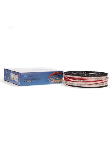 Tira de LED 220V AC SMD2835 Ecofast 10W/m IP65 - 50 Metros Máx. Enlazable (3000K, 4500K, 6000K, Azul, Rojo, Verde) Corte 10Cm