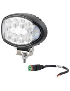 Faro LED de trabajo ovalado gran angular 180º alta potencia 9.720Lm 12V 24V 2