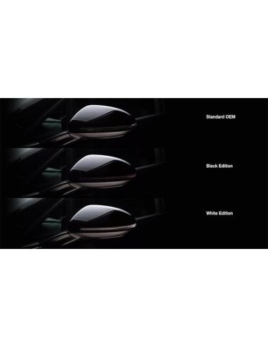 Intermitente dinámico LED para retrovisor acabado Negro LEDriving® LEDDMI 5G0 BK S Homologado Set de 2. Golf VII