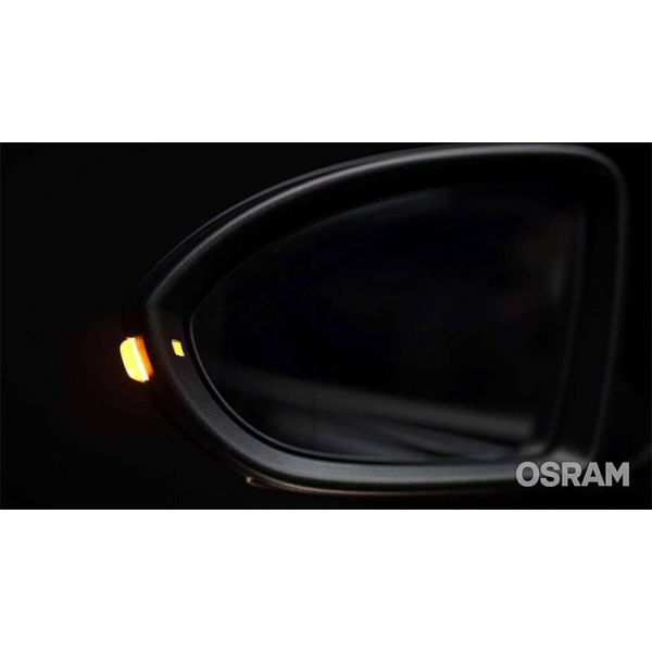 Intermitente dinámico LED para retrovisor acabado Negro LEDriving® LEDDMI 5G0 BK S Homologado Set de 2. Golf VII