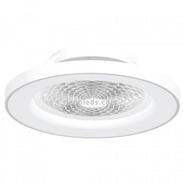 Ventilador Tibet Mantra - Plafón LED Blanco con Control Inteligente y Diseño Moderno