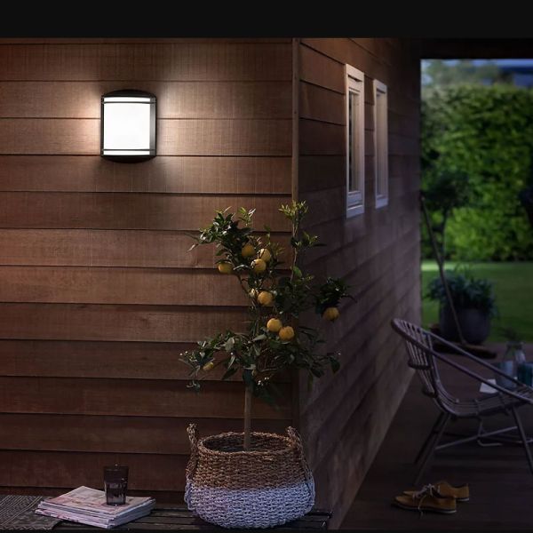 Aplique de pared exterior LED ANTELOPE 4000K 6W, estanco al agua