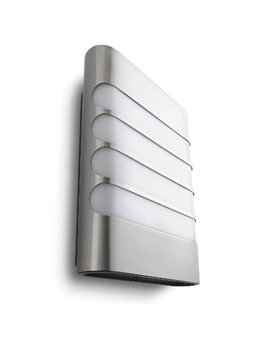 Aplique LED RACCOON em aço inoxidável 3W, à prova d'água