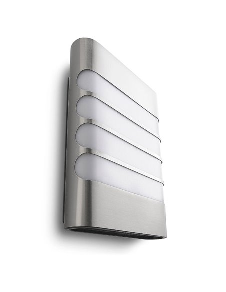 Aplique mural LED RACCOON de acero inoxidable 3W, estanco al agua