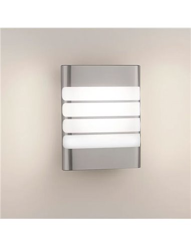 Aplique LED RACCOON em aço inoxidável 3W, à prova d'água