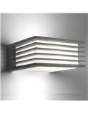 Aplique exterior cuadrado SHADES E27 (No incl.), antracita, estanco al agua