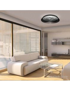 Ventilador de teto LED preto Himalaya 7121 Mantra Iluminación | LeonIluminação Leds 2