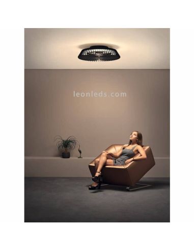 Ventilador de teto LED Himalaya Mantra com função reversa para uso no inverno e no verão