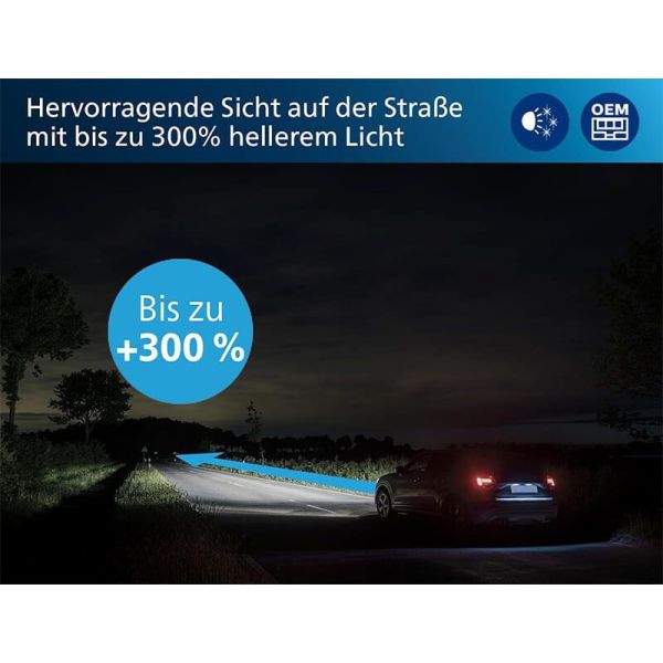 Bombillas LED H1 Philips Ultinon Pro6000 Boost HL - Máxima Visibilidad y Rendimiento +300% 11258U60BX2