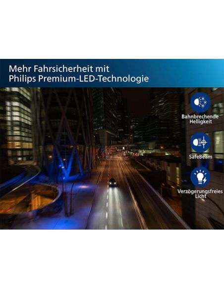 Bombillas LED H1 Philips Ultinon Pro6000 Boost HL - Máxima Visibilidad y Rendimiento +300% 11258U60BX2