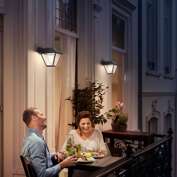 Applique extérieure ALPENGLOW 60W E27 (non incluse) anthracite, étanche