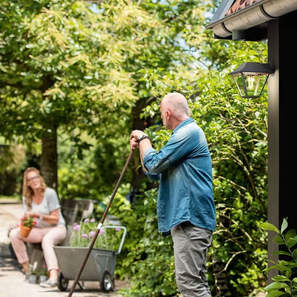 Aplique de pared exterior ALPENGLOW 60W E27 (No Incl.) antracita, Estanco al agua