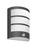 Aplique LED para exterior com sensor de movimento PYTHON 6W luz natural: 4000K, antracite, à prova de água