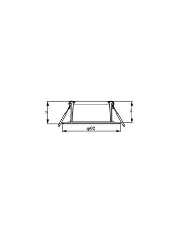 Einbau-LED-Downlight rund MESON 5,5W...