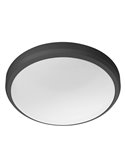 Plafón exterior LED DORIS 6W 2700K/4000K Negro Estanco al agua