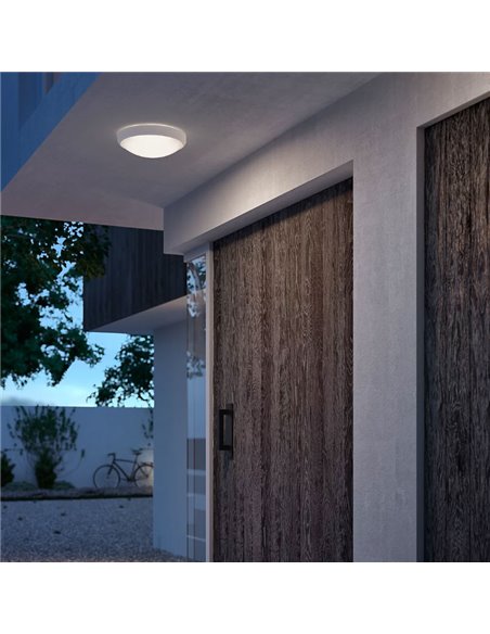 Plafón de exterior LED DORIS 6W 2700K/4000K Blanco Estanco al agua