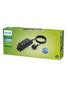 Alimentation extérieure avec prise standard UE GARDENLINK Noir Basse tension étanche 2