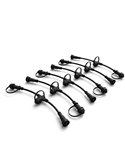 Conector de cable negro GARDENLINK paquete de 6 Baja tensión, estanco al agua